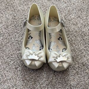 Mini Melissa x Disney Cream Princess Collection Shoes